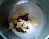 A picture of step 7 of Ladybirds Mars Bar Cheese Cake ..