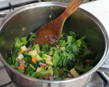 A picture of step 2 of Tasty Soup with Celery Leaves.