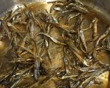 A picture of step 3 of Candied Sardines for New Year's.