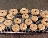 A picture of step 7 of Baked Chocolate Glazed Donuts.