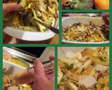 A picture of step 3 of AMIEs ARTICHOKES with APPLE & ORANGE Salad.