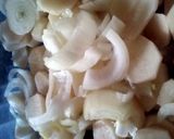 A picture of step 3 of Angel's cheesy potatoes....
