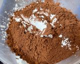 Foto langkah ke 2 dari resep Kukis Coklat Kacang Kenari.