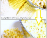 A picture of step 2 of Whole Kernel Corn Chawan-Mushi (Steamed Egg Custard).