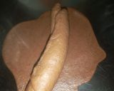 A picture of step 4 of Leopard print bread.