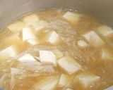 A picture of step 6 of Julienned Daikon Radish & Silken Tofu Miso Soup.