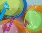 Foto langkah ke 5 dari resep Roti Kukus Rainbow.