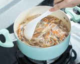 A picture of step 7 of Hot and Sour Soup.