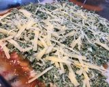 Foto del paso 5 de la receta: Lasagna de espinaca y pollo con Salsa bechamel y filetto 🥳