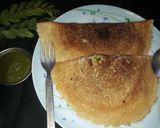 इंस्टेंट रवा मसाला डोसा (instant rava masala dosa recipe in Hindi) रेसिपी चरण 12 फोटो