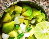 A picture of step 3 of Vegetables paneer Kathi roll with avocado twist (very healthy ve.