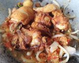 Gambar langkah 4 resipi Ayam Goreng Sambal Berapi.