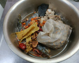 藥燉鮮蝦排骨湯(簡單料理)的食譜步驟4照片