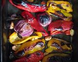 A picture of step 4 of Roasted pepper sauce.