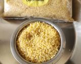 A picture of step 1 of Lapsi - Gujarati Traditional Sweet.