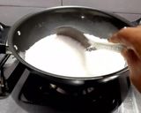 A picture of step 1 of Nariyal Pak (Coconut Fudge).