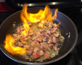 Foto del paso 4 de la receta: Macarrones con salmón fresco y salmón ahumado
