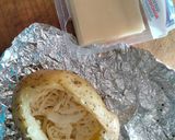 Foto del paso 6 de la receta: Papa horneada rellena de 3 quesos