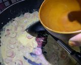 Gambar langkah 6 resipi Spaghetti Carbonara.