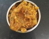 A picture of step 1 of Pav Bhaji Sunflower Paratha.