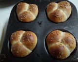 A picture of step 7 of Fancy Buns#Bakingcontest.