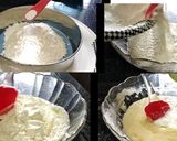A picture of step 1 of Gel cake recipe without oven.