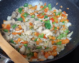 Foto del paso 2 de la receta: Farfalle con verduras