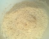 A picture of step 5 of Vickys Lavender Cake with Lemon Buttercream, GF DF EF SF NF.