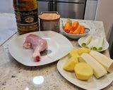Foto del paso 1 de la receta: Caldo de pollo con cabello de ángel