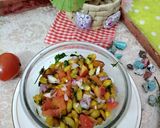 A picture of step 3 of Peanut almonds mix veg salad.