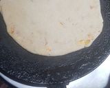 A picture of step 2 of Surti paratha.