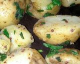 A picture of step 1 of Sig's spiced potatoes.