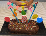 Foto del paso 7 de la receta: Coca con relleno de chocolate, para el cumple de Pol