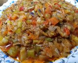Foto del paso 1 de la receta Caracolas con Salsa de verduras y atún!😋🍆