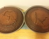 A picture of step 2 of Taisen's Frozen Elsa cake.