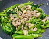 Hình bước làm 1 của món Hến Xào Rau Muống