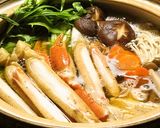 A picture of step 8 of Crab Sukiyaki (or Hot Pot).