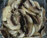 A picture of step 3 of Bowties Beef Mushroom with Buttered Potatoes.