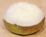 A picture of step 18 of Matcha and White Chocolate Buns Bread Machine Version.