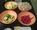 Foto langkah ke 1 dari resep Asinan RADONG (Rambutan Kedondong) 1 Cara untuk Aneka Buah.