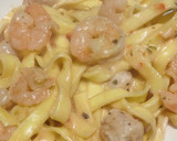 Foto del paso 10 de la receta: Fideos con salsa de camarones y pollo