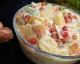 A picture of step 4 of Creamy fruits Chaat 😋 😍.