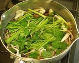 A picture of step 3 of Simple Parboiled Japanese Parsley and Maitake Mushrooms.