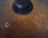 A picture of step 8 of Matar Paneer.
