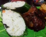 Foto langkah ke 10 dari resep Nasi bakar ikan teri gurih lezat😊😙.