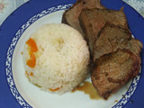 Asado a la parrilla posta paleta