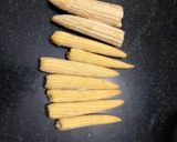 A picture of step 1 of Baby corn fry.