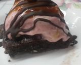 Foto del paso 1 de la receta: Postre express Brownie integral con helado de fruta 🍰🍦🍨🍫