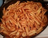 A picture of step 8 of Creamy & Spicy Shrimp Pasta in Garlic Tomato Cream Inspired byJulia on Pinterest.