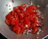 A picture of step 5 of Tofu bhurji.